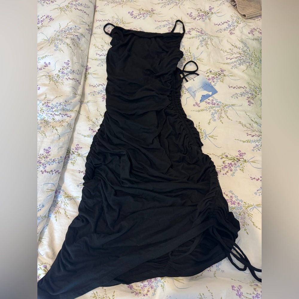 MAJORELLE Luxurious Black Velvet Garment size medium
